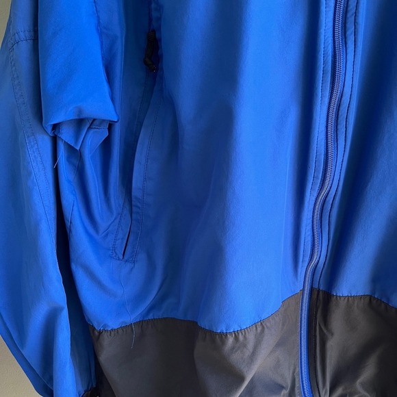 Vintage Nike Windbreaker Jacket Blue and Black Lightweight Full Zip - Picture 6 of 9